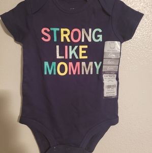 6m girl's Carter Onesie